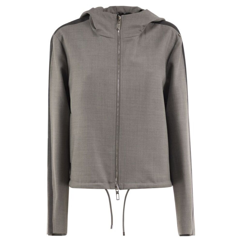 Sportmax Women Spxlepre - Virgin Wool Hooded Jacket